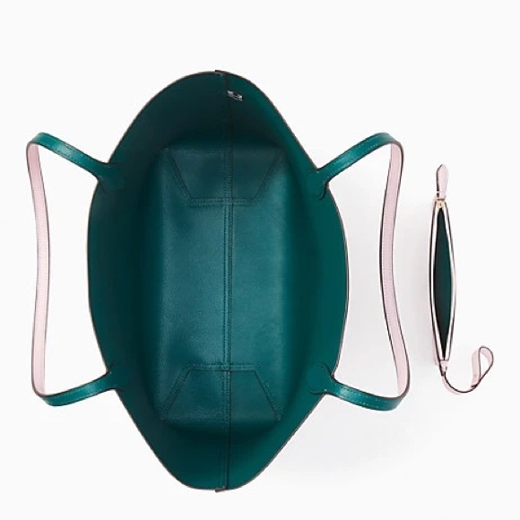 ♠️Kate Spade Colada Pineapple Graphic Large Tote Bag Pink Multi NWT - Picture 7 of 12